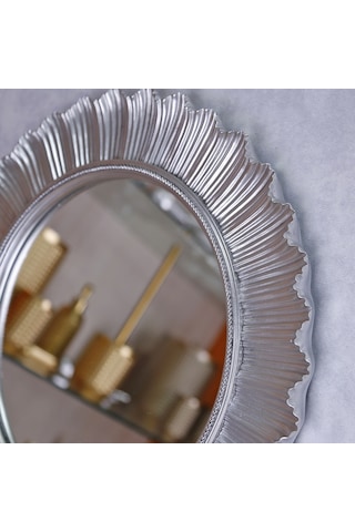 Flashy Yuvarlak Ayna Gümüş