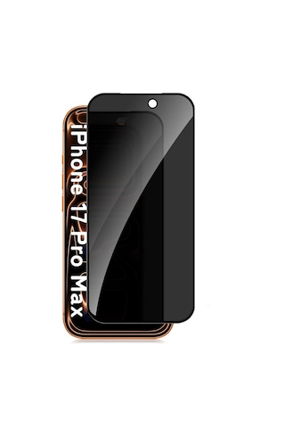 Apple Uyumlu iPhone 17 Pro Max Görünmez Hayalet Full Kaplayan Anti Static Ekran Koruyucu Cam