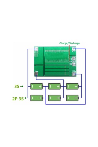 Bms Balanslı Devresi  3S 40A