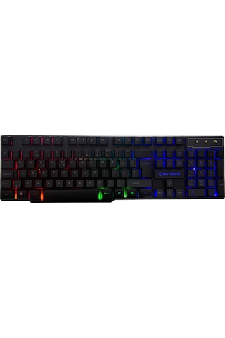 Hytech HKM-X78 Valor RGB Zemin Aydınlatmalı USB Q Gaming Klavye + Mouse Set