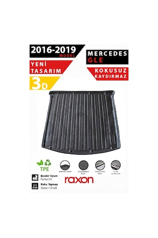 Mercedes Gle 2016 2019 Bagaj Havuzu 3d Özel Kalıp Su Geçirmez Kaymaz