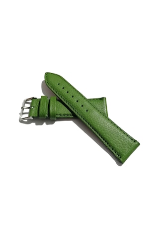Fado&her Saate Uyumlu Hakiki Deri Saat Kordonu Yeşil Mat 22 Mm 311 Yeşil