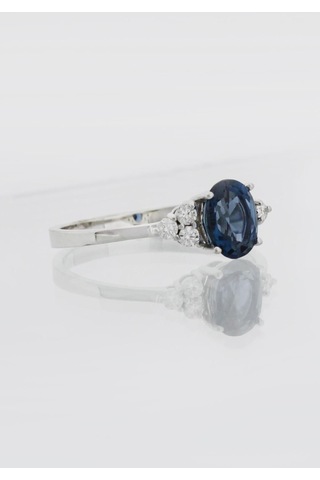London Topaz Tektaş Pırlanta Yüzük Sarı