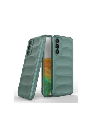 Samsung Galaxy Uyumlu A05s Kılıf Optimum Silikon - Koyu Yeşil