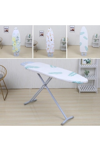 Trendooze Yıkanabilir Yedek Yastıklı Ütü Masası Kaymaz Kapak İpi Çekme Büyük Arka Ke Diğer