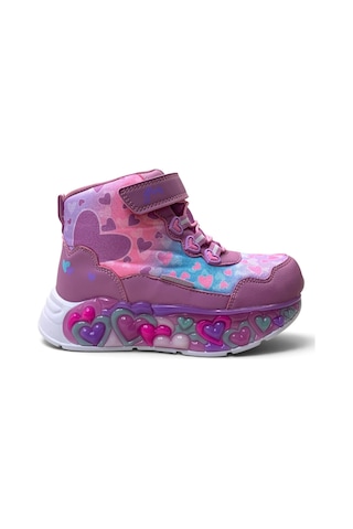 Marco Kids Montana Kız Çocuk Waterproof Rahat Işıklı Bot Pembe