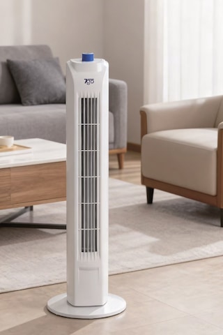 7go 7gtf1 30 İnç Kule Tipi Vantilatör 45w Güçlü Motor, 3 Kademeli Hız, Salınımlı, Zamanlayıcılı To