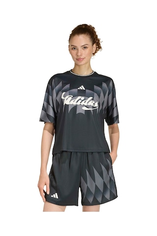 Adidas W Tıro Cg Ho T Black/owhı Siyah Kadın Kısa Kol T-shirt 000000000102496444