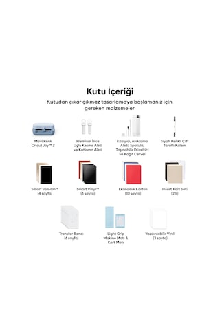 Crıcut 2012185 Joy 2 Başlangıç Paketi