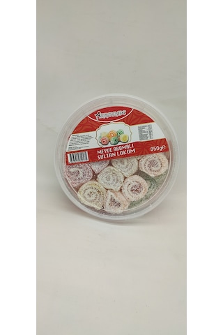 Arkanzade Şekerleme Meyve Aromalı Sultan Sarma Lokum 850 G