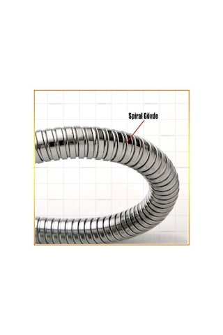 Pazarız Spiral Musluk Başlığı 2 Fonksiyonlu Oynar Başlıklı