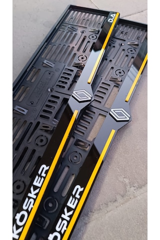 Pleksi Plakalık Renault Plakalık Renault Uyumlu Kişiye Özel Araç Plakalığı Reno Plakalık