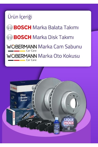 Wöbermann+bosch Renault Megane 4 Iv Ön Fren Diski Ve Ön Balata Seti