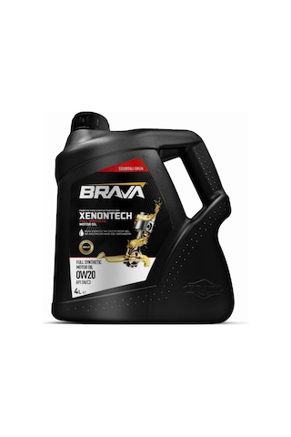 Brava Xenontech Tam Sentetik 0W-20 Motor Yağı 2 x 4 L