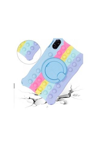 Butu Honor Uyumlu Pad X8 Pro / X9 Silikon + Pc Tablet Kılıfı 360 Derece Dönen Kickstand Koruyucu Kılıf