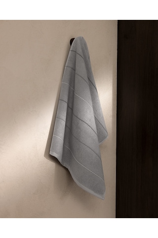 Madame Coco Celeste %100 Pamuk Yüz Havlusu - Gri - 50x80 Cm 8684427342596 Çok Renkli