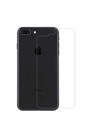 Apple Uyumlu iPhone 8 Plus Zore Back Maxi Glass Temperli Cam Arka Koruyucu