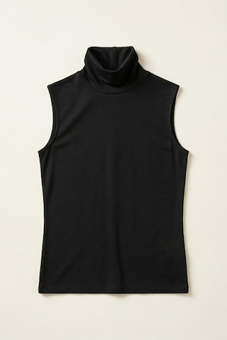 Ivoire Wear Kadın 2'li Balıkçı Yaka Sıfır Kol Viskon Body Set Siyah Kahverengi