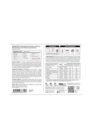 Bıomet Metabolica Fit Powder