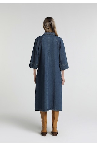 Colin's Colins Oversize Fit Düz Kadın Dark İndigo Denim ¾ Kol Elbise Cl1082843 Q1.v1 Dn45232