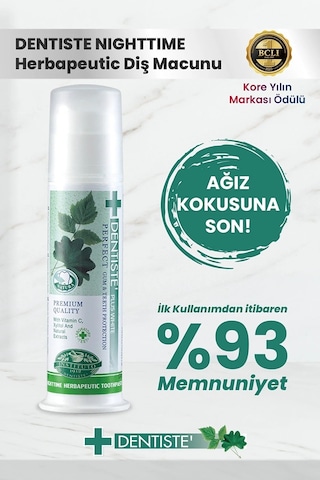Dentiste Plus Nighttime Diş Macunu 120 G