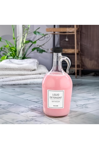 Selka Home Sıvı Deterjan Galon Şişe 1500 Ml Şeffaf