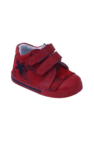 Angelokids Elma Şekeri 00105 Deri Ortopedik Ilk Adım Ayakkabı 19-21 (415278482) Bordo