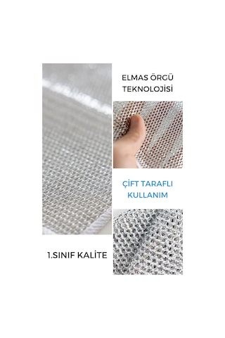 Grimorlife 4 Adet İnox Telli Ovucu 2 Katlı Temizlik Bezi- Çizmez Bulaşık Bezi Bulaşık Teli 20x20 Cm