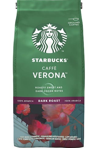 Starbucks Caffe Verona Dark Roast Öğütülmüş Filtre Kahve 200 G