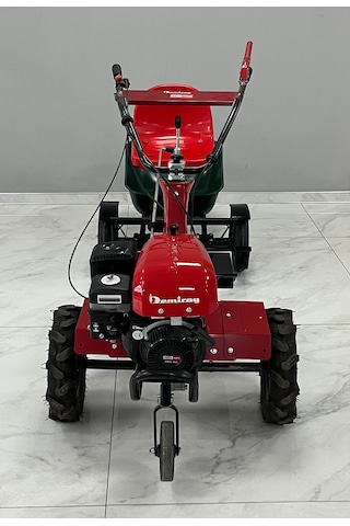 Omega 3+1 Vites 6.5 HP Benzinli Çapa Makinesi - Taşıma Selesi Set