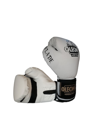Kogam Leon Blade Training Boks, Kick Boks Ve Muay Thai Eldiveni Beyaz
