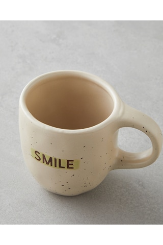English Home Smile Stoneware Kupa 395 Ml Açık Yeşil Açık Yeşil