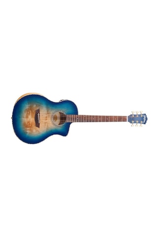 Washburn BTA-BLUBCE Bella Tono Vite Alure Burl Elektro Akustik Gitar