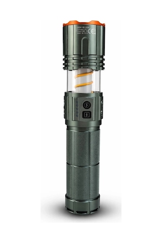 Bedotech Bd-5503 30w Tg Led Alüminyum Alaşımlı Zoomlu Type-c Şarjlı El Feneri Açık Lacivert