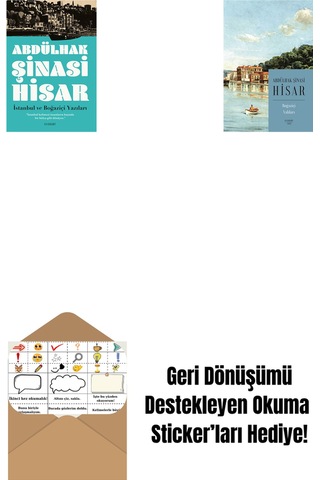 İstanbul Ve Boğaziçi Yazıları + Boğaziçi Yalıları Kitap Boy + Okuma Sticker'ları
