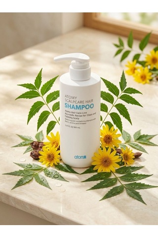 Atomy Scalpcare Hair Shampoo - Kepek Ve Dökülme Karşıtı Ayurvedik Saç Derisi Bakım Şampuanı 500 Ml