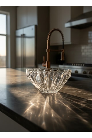 Kristal Bol Kase Meyvelik 25 Cm