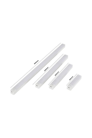Hareket Sensörlü Tüp Ledli Şarjlı Beyaz Led Auto Mod Dolap Içi, Koridor, Tezgah Altı 20cm Genel