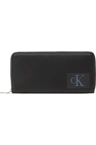 Calvin Klein Sculpted Zip Around Kadın Cüzdan Siyah K60k610350 Siyah
