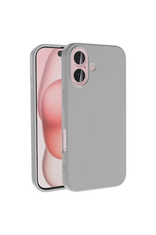 Zore Apple Uyumlu iPhone 16 Plus Kılıf Msra Lsr Lansman Kapak-gümüş Gümüş