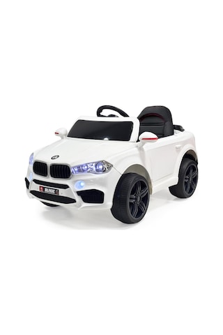 Blade Gt 12v Uzaktan Kumandalı Bluetooth Ve Usb Destekli Led Farlı Emniyet Kemerli Çocuk Akülü Araba Beyaz