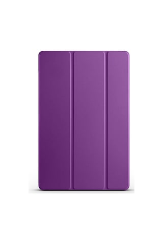 Galaxy Tab S9 Fe Uyumlu Zore Smart Cover Standlı 1-1 Kılıf-mor