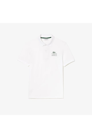 Lacoste Erkek T-shırt Ph1136-001 Ph1136-001 Beyaz Beyaz