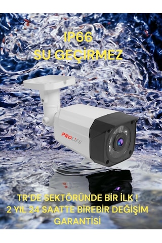 4 Kameralı 5 Mp Yüz ve Araç Algılamalı  Güvenlik Kamerası Sistemi