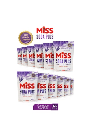 Miss Soda Plus Lavanta 500 Gr X 12 Miss Soda Plus Lavanta 500 Gr X 12