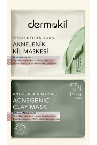 Dermokil Siyah Nokta Karşıtı Kil Maskesi 2 7.5 ML