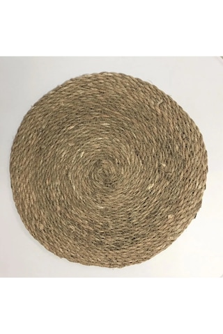 Hasır Supla 6'lı Set Amerikan Servis 34 Cm Çap Supla 6 Adet Hasır