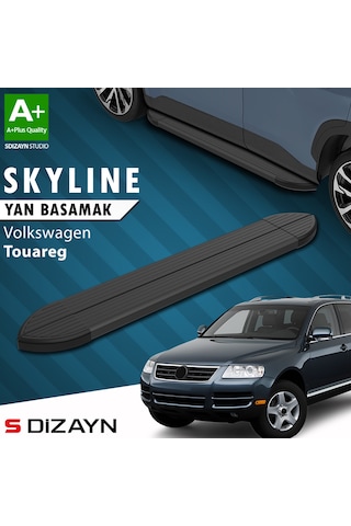 S-dizayn Vw Touareg Skyline Siyah Yan Basamak 193 Cm 2002-2010 A+ Kalite
