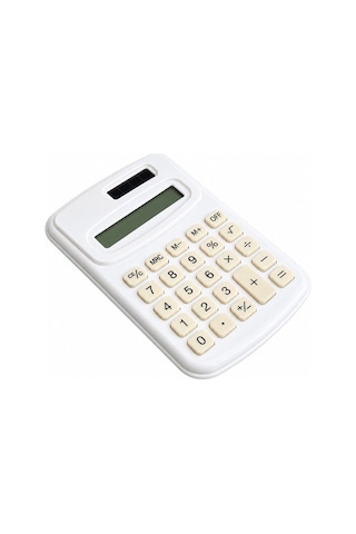 Pm-25423 Beyaz Mini Hesap Makinesi Çok Renkli