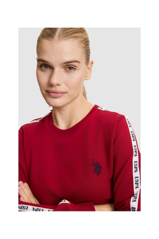 U.S. Polo Assn. Kadın Bordo Pijama Takımı 50333642-vr014